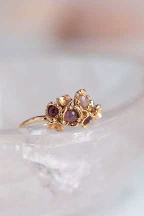 Custom Design ~ Barnacle Cluster Rung with Rubies
