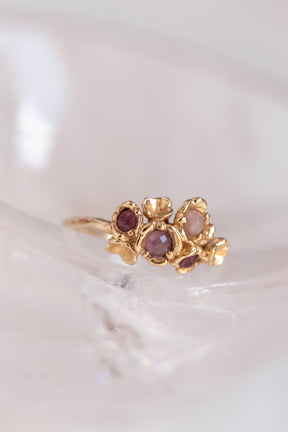 Custom Design ~ Barnacle Cluster Rung with Rubies