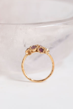 Custom Design ~ Barnacle Cluster Rung with Rubies