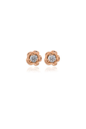 Barnacles ~ 1.75mm Gold Diamond Stud Earrings