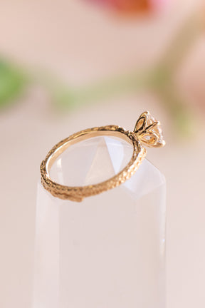 Custom Design ~ Cedar Sprig Diamond Ring