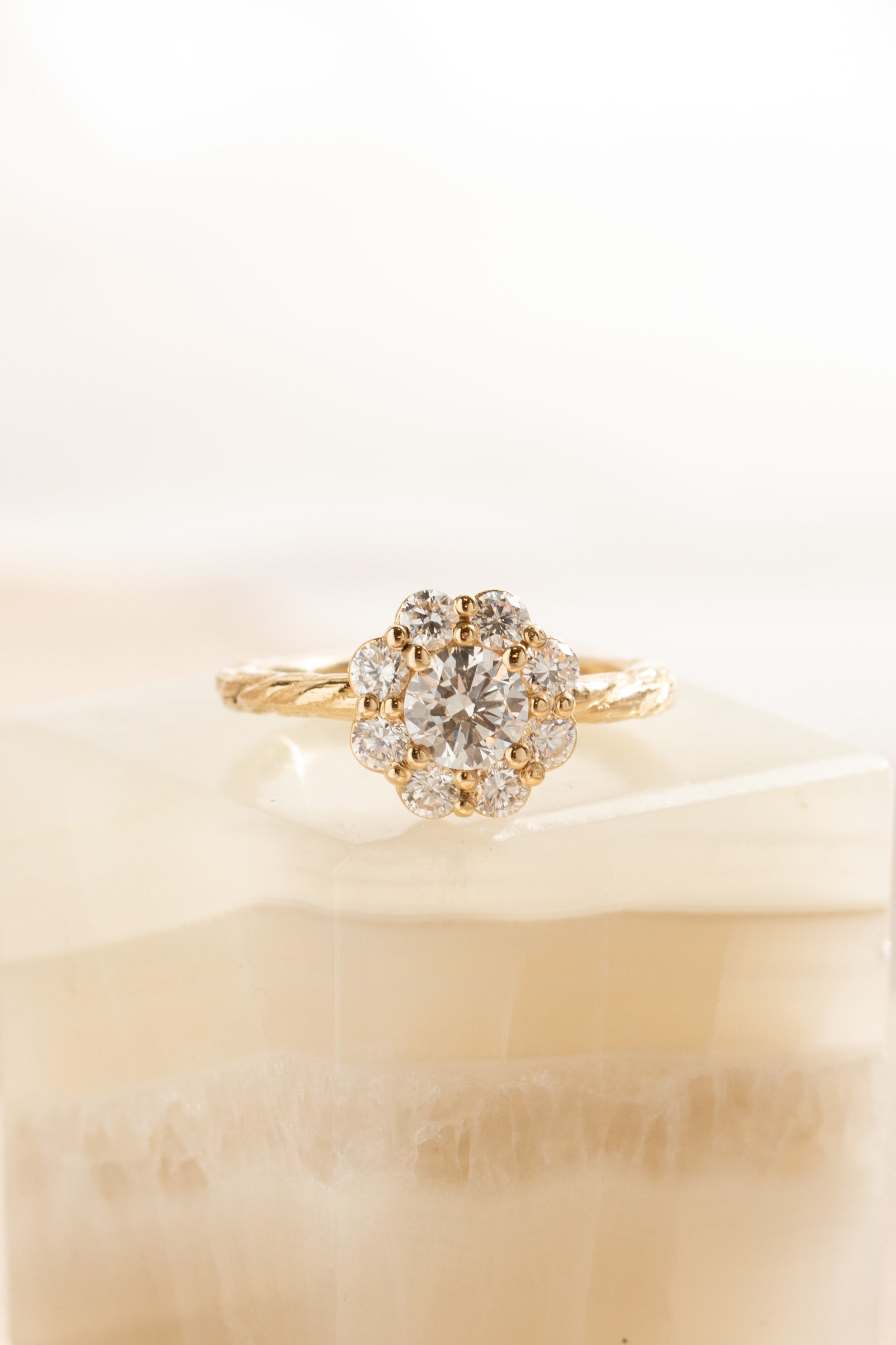 Custom Design ~ Kite String Halo Dimond Ring