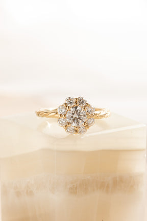 Custom Design ~ Kite String Halo Dimond Ring