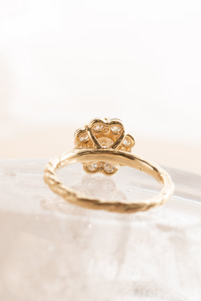 Custom Design ~ Kite String Halo Dimond Ring