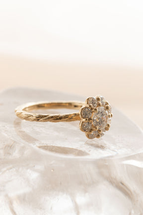 Custom Design ~ Kite String Halo Dimond Ring
