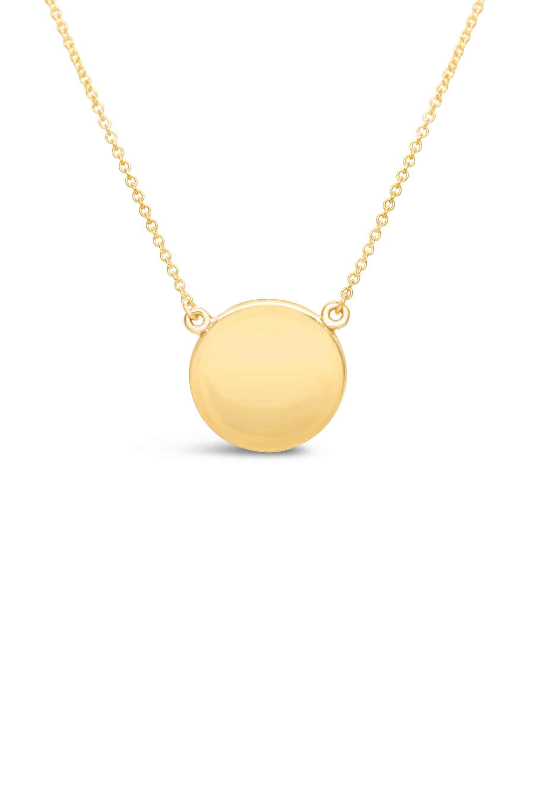 Bermuda ~ Coin Inline Necklace in Gold