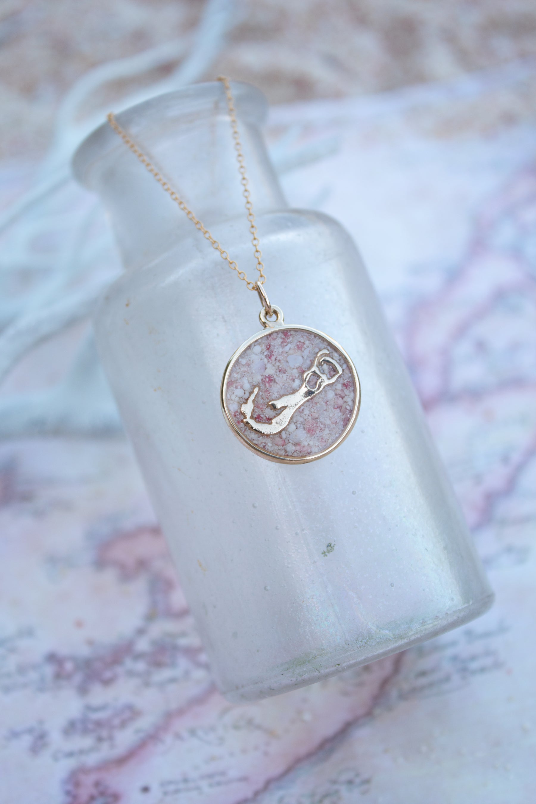 Bermuda ~  Coin Pendant in Gold
