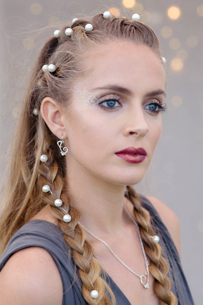 Bermuda ~ Small Dangle Earrings - Alexandra Mosher Studio Jewellery