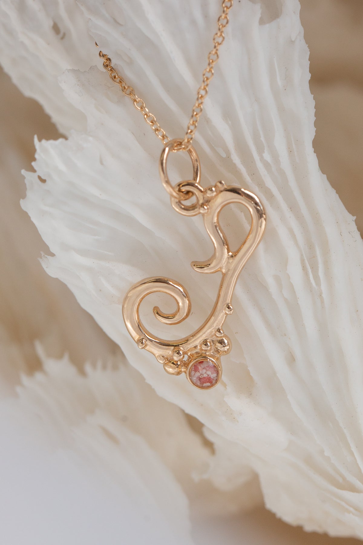 Bermuda ~ Small Pendant in Gold