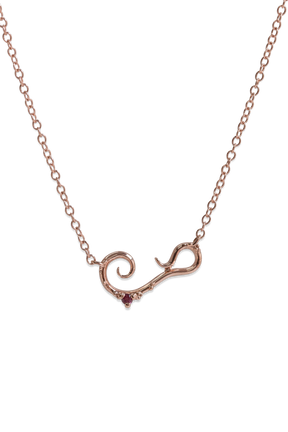 Bermuda ~ Birthstone Necklace in Gold - Alexandra Mosher Studio Jewellery
