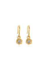 Barnacles ~ 2.5mm Gold Diamond Earrings