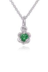 Barnacles ~ 3.5mm 14KW Emerald Pendant