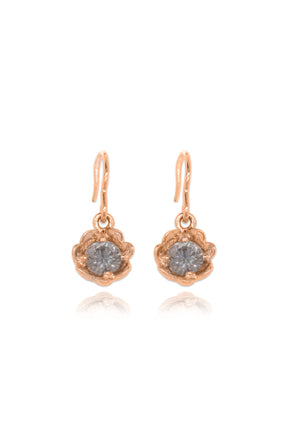 Barnacles ~ 5mm Gold Diamond Earrings