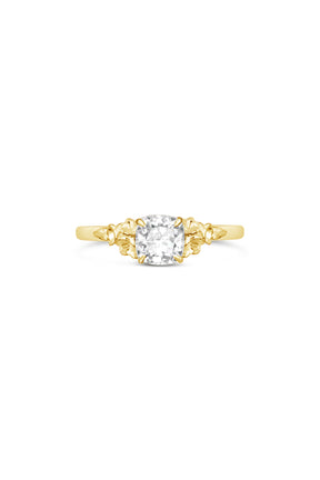 Engagement Rings ~ Barnacle 4 Prong Cushion Ring