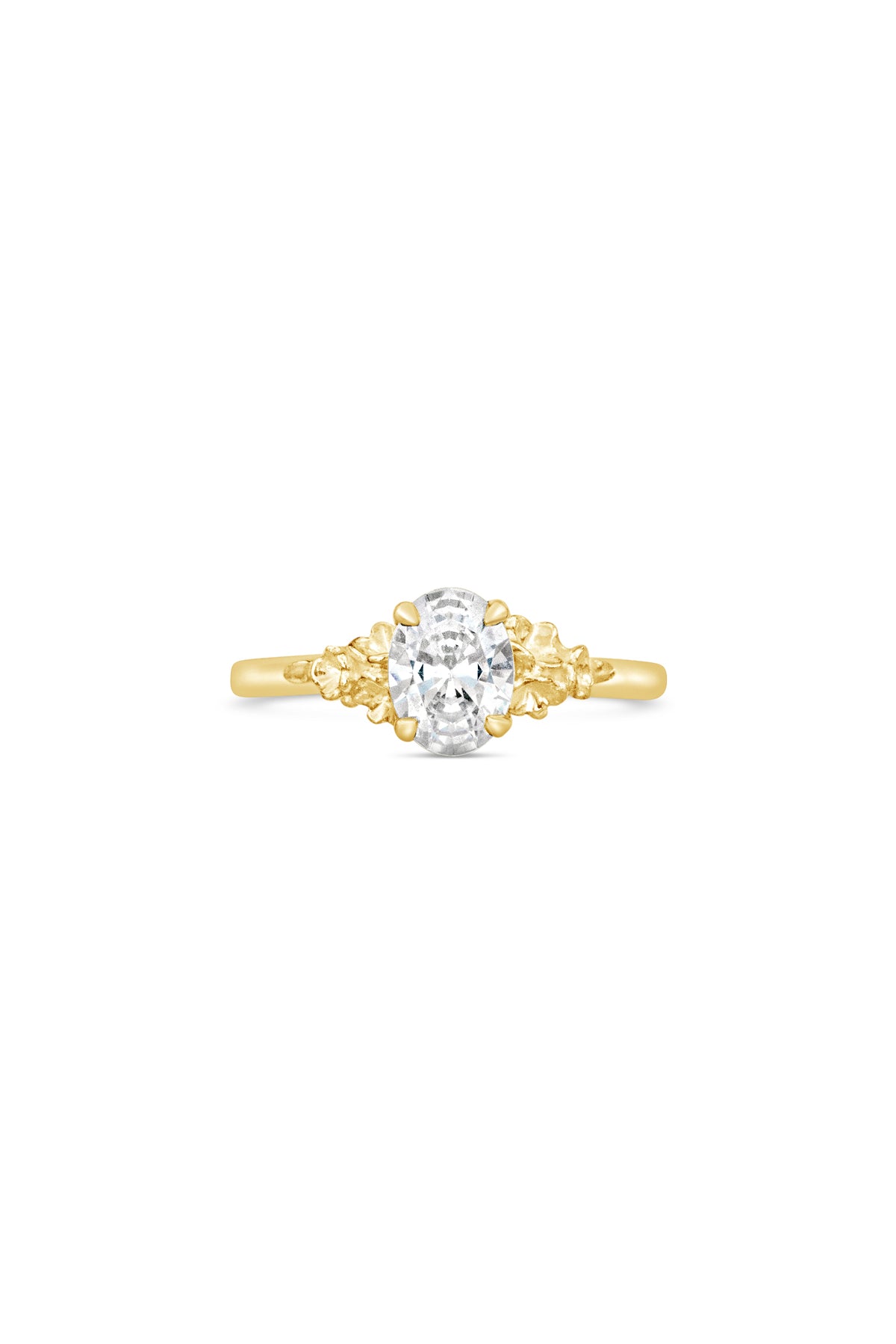 Engagement Rings ~ Barnacle 4 Prong Oval Ring