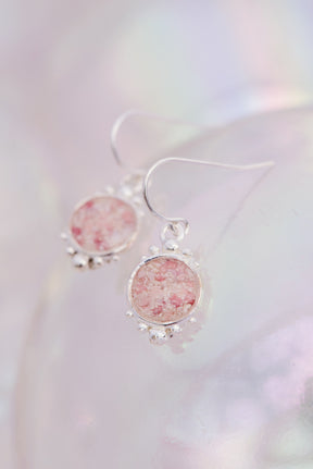 Coral Caviar ~ Large Dangle Earrings - Alexandra Mosher Studio Jewellery
