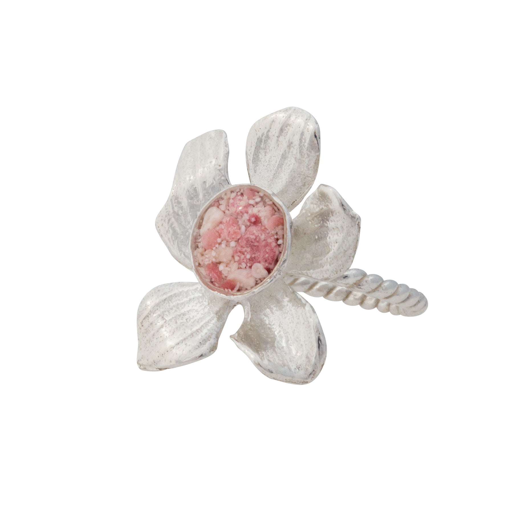 Fera ~ Medium Flower Braided Band Ring - Alexandra Mosher Studio Jewellery