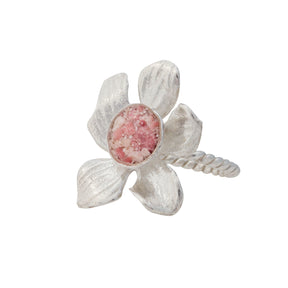 Fera ~ Medium Flower Braided Band Ring - Alexandra Mosher Studio Jewellery
