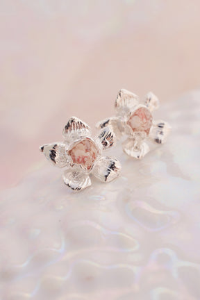 Fera ~ Tiny Flower Stud Earrings