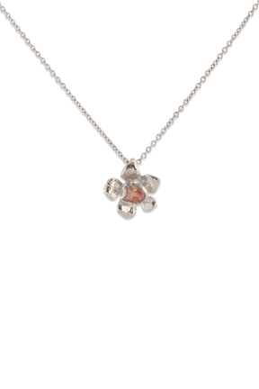 Fera ~ Tiny Flower Pendant in Gold - Alexandra Mosher Studio Jewellery