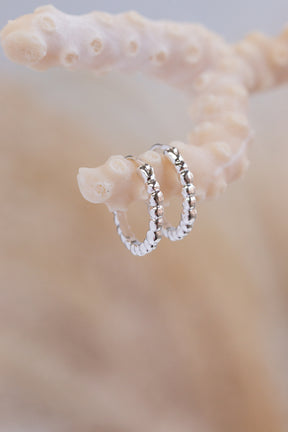 Hoops ~ Caviar Small Huggies