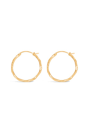 Hoops ~ Melt Large in Gold