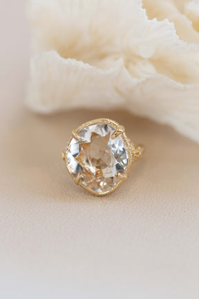 Custom Design ~ Quartz Barnacle Accent Ring