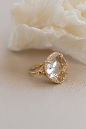 Custom Design ~ Quartz Barnacle Accent Ring