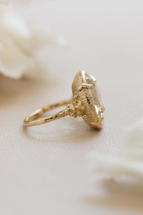 Custom Design ~ Quartz Barnacle Accent Ring