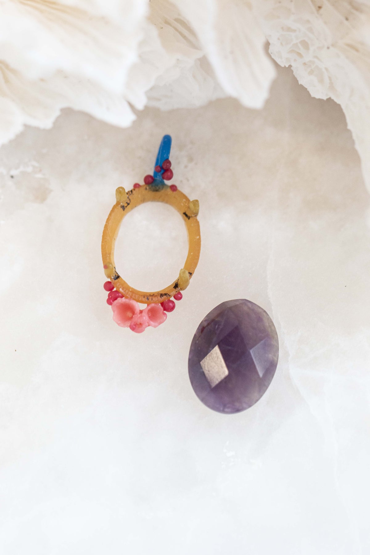 Amethyst Barnacle Pendant