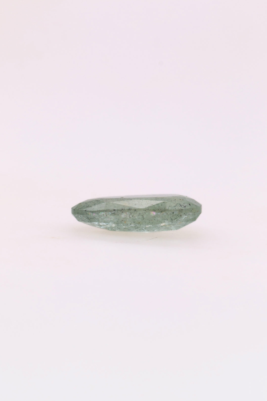 Moss Aquamarine Large Caviar Pendant