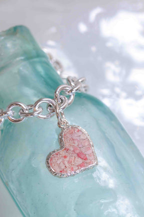 Reef ~ Heart Chunky Chain Bracelet
