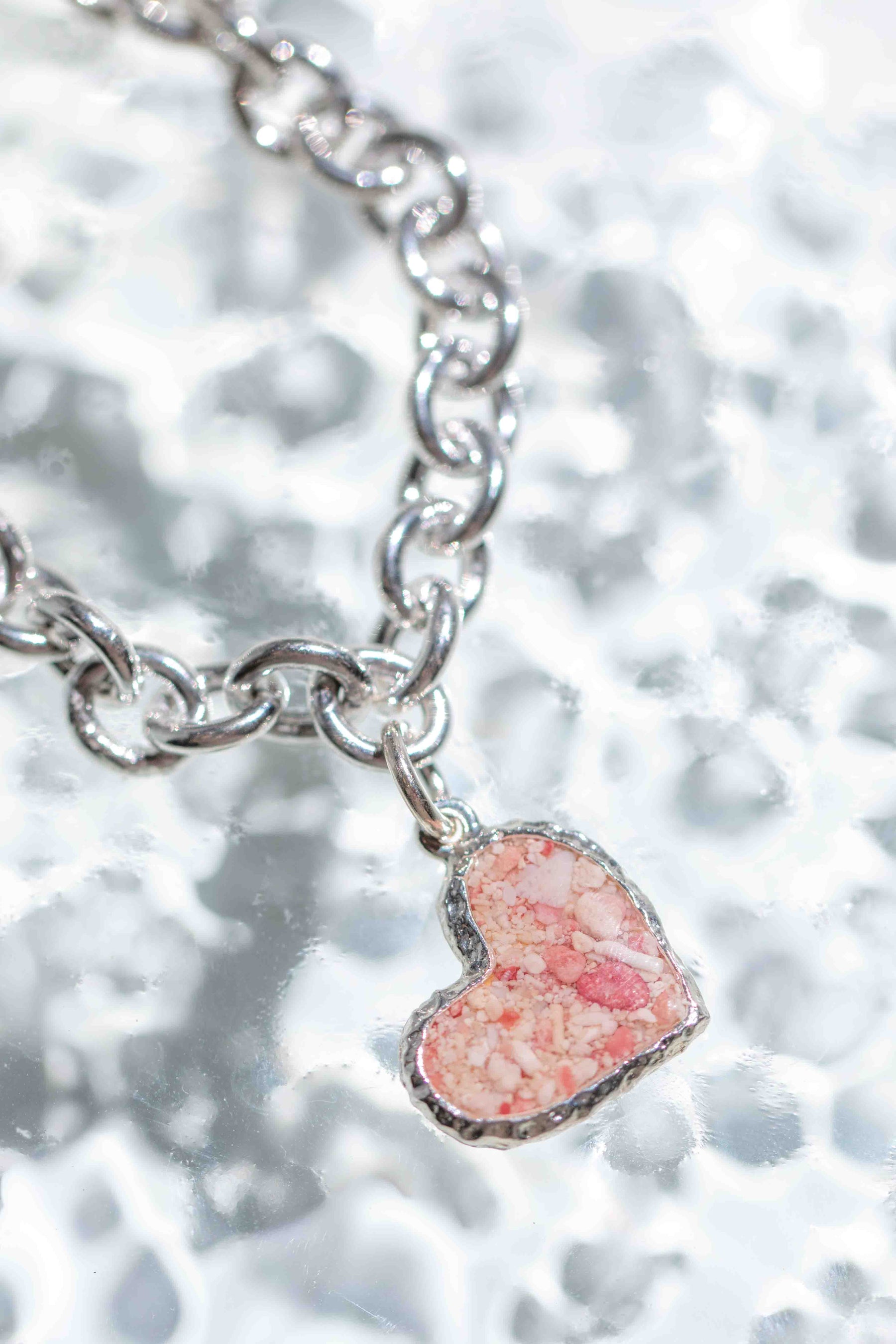 Reef ~ Heart Chunky Chain Bracelet