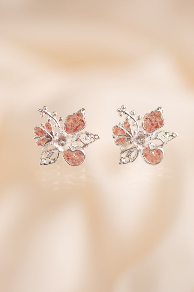 Shell ~ The Silver Shells Studs