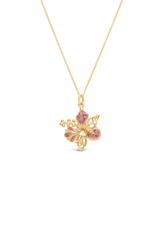 Shell ~ The Silver Shells Pendant in Gold