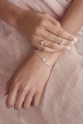 Nautical ~ Anchor (Small) Inline Bracelet