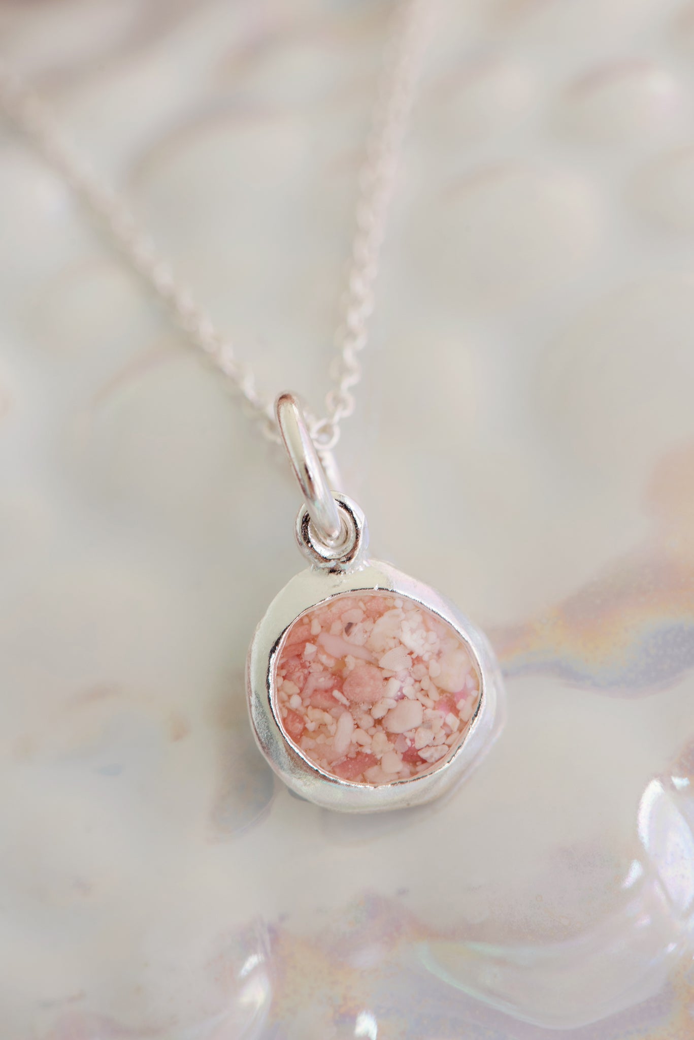 Splash ~ Circle (Medium) Pendant - Alexandra Mosher Studio Jewellery