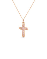 Splash ~ Cross Pendant in Gold