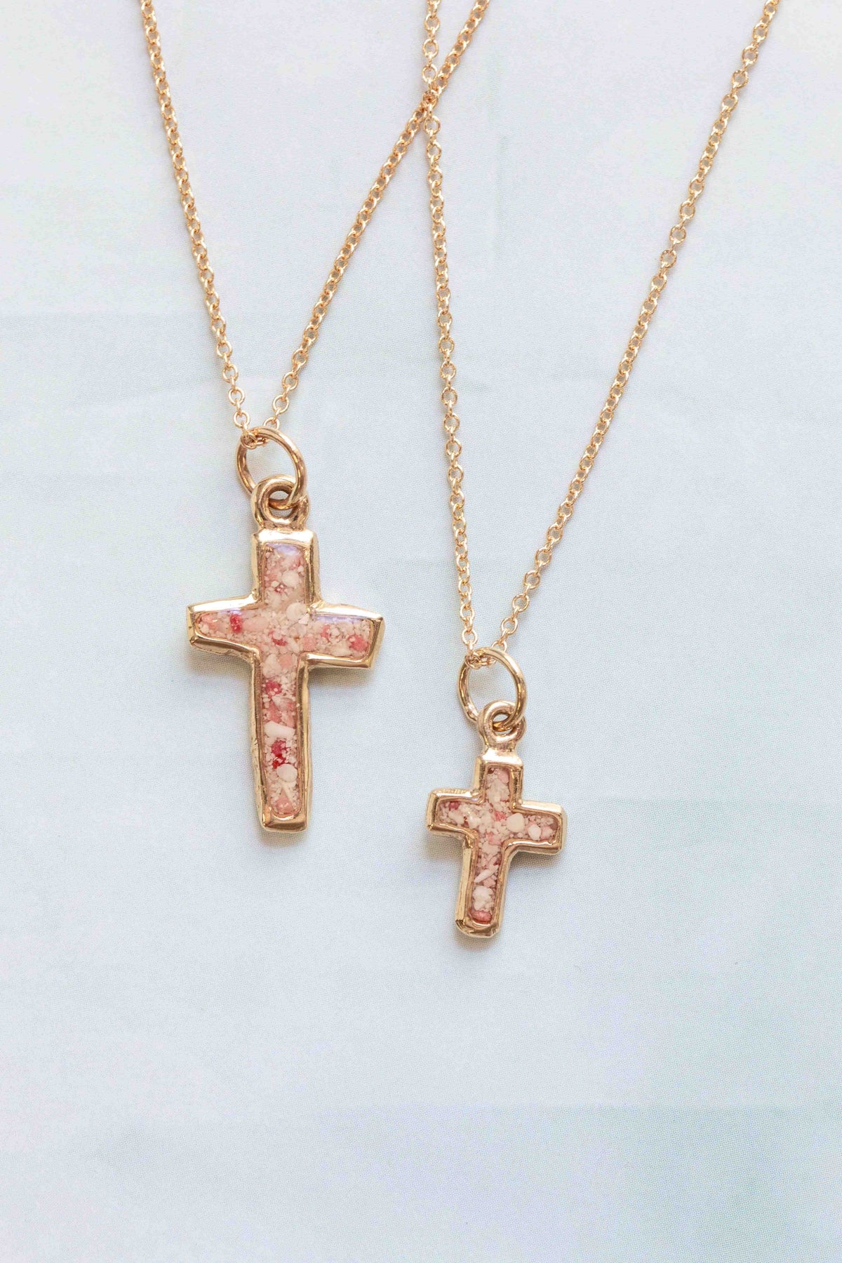 Mini Cross Pendant in Gold