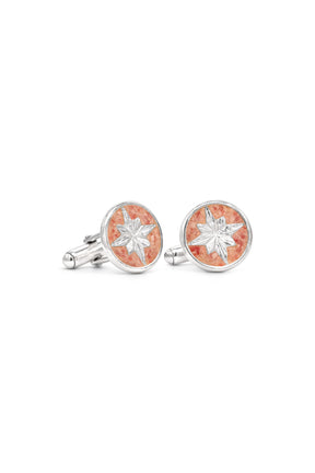 Mens' Compass Rose ~ Cufflinks