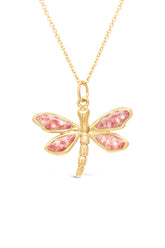 Icons ~ Dragonfly Pendant in Gold