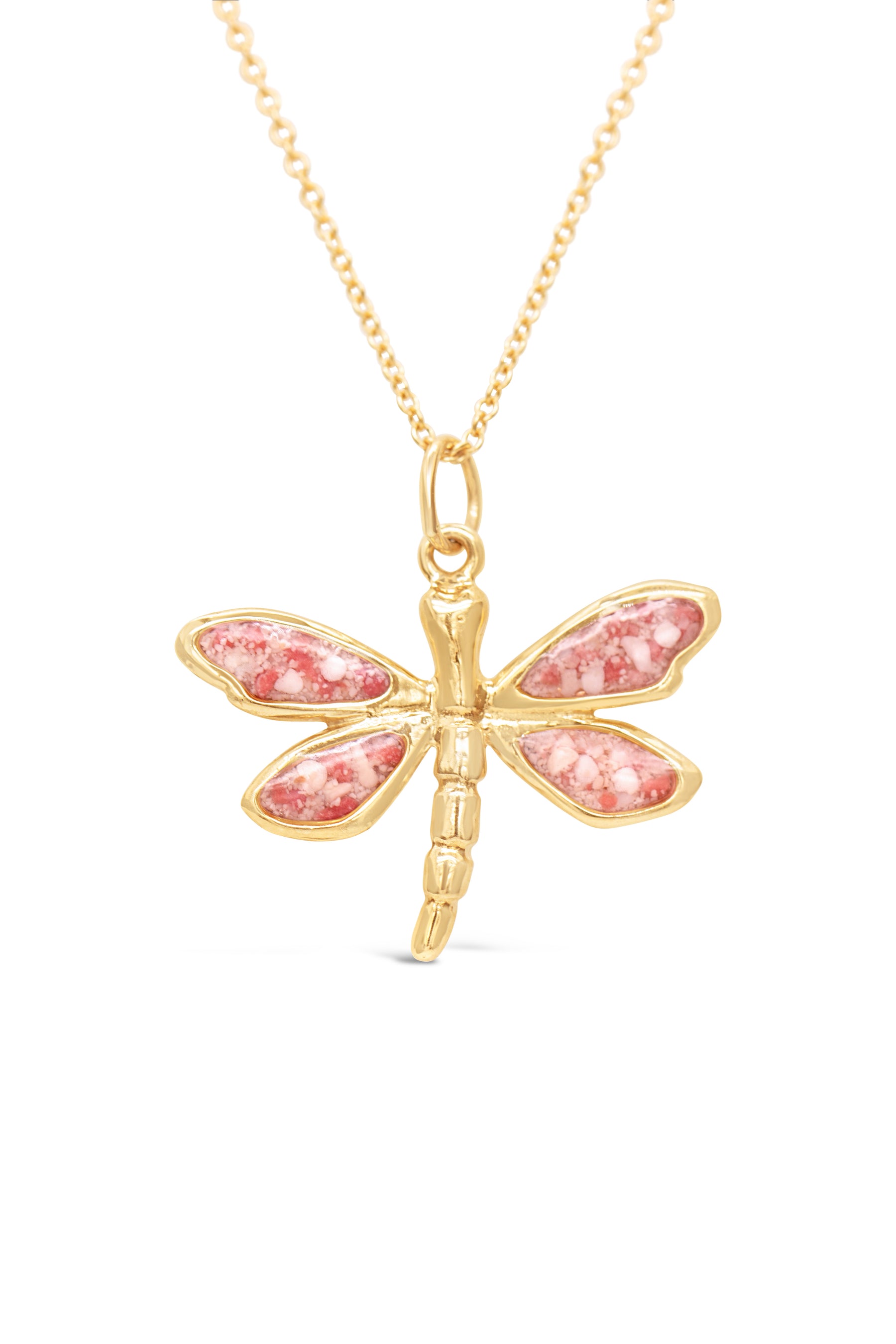 Icons ~ Dragonfly Pendant in Gold