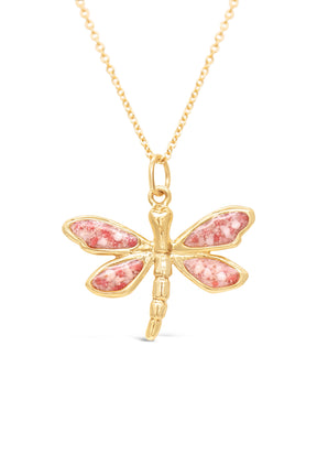 Icons ~ Dragonfly Pendant in Gold