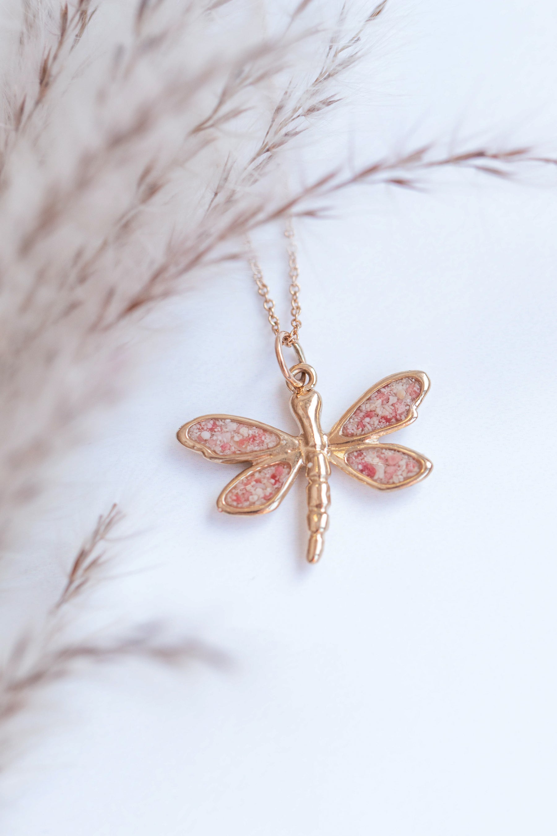 Icons ~ Dragonfly Pendant in Gold