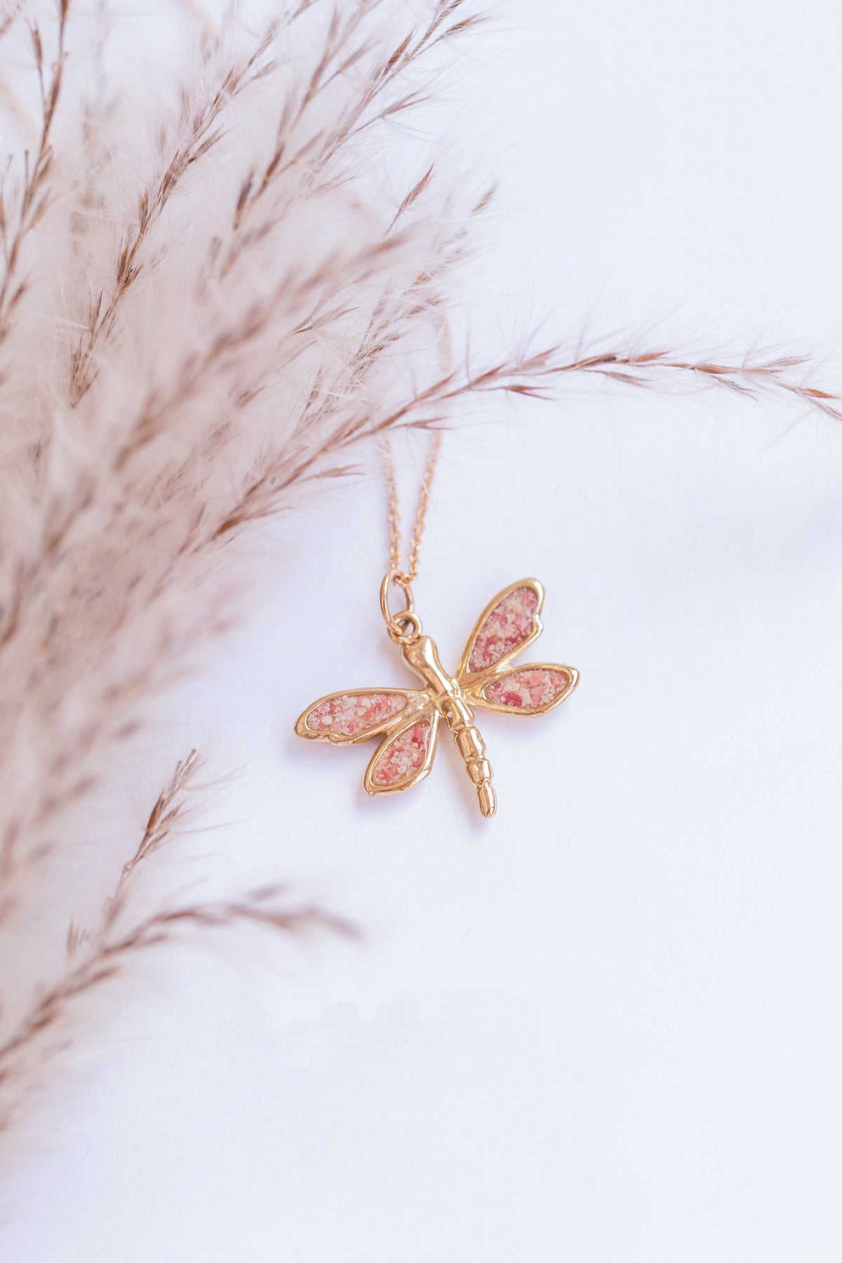 Icons ~ Dragonfly Pendant in Gold