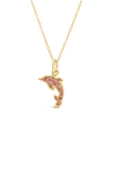 Splash ~ Dolphin (Mini) Pendant in Gold