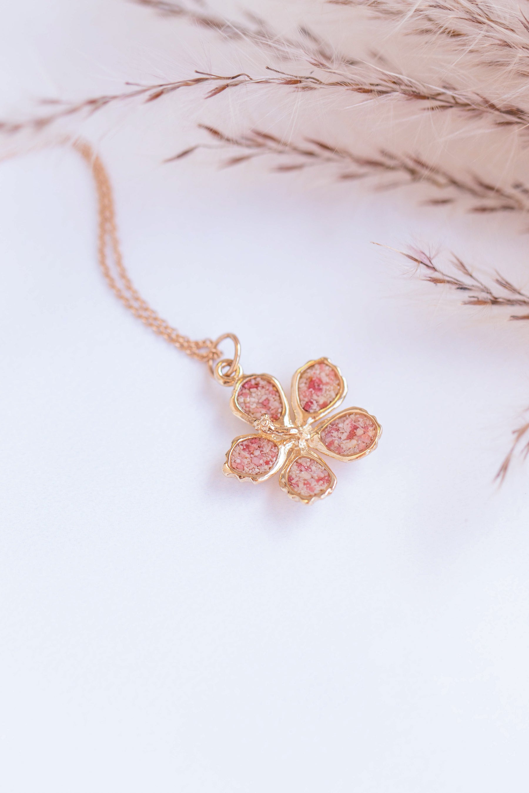 Cherry Blossom Necklace Amazon Rose Gold Necklace Cherry Blossom