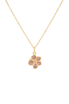 Hibiscus (Small) Pendant in Gold
