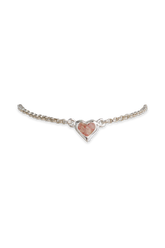 Splash ~ Heart (Small) Inline Anklet - Alexandra Mosher Studio Jewellery