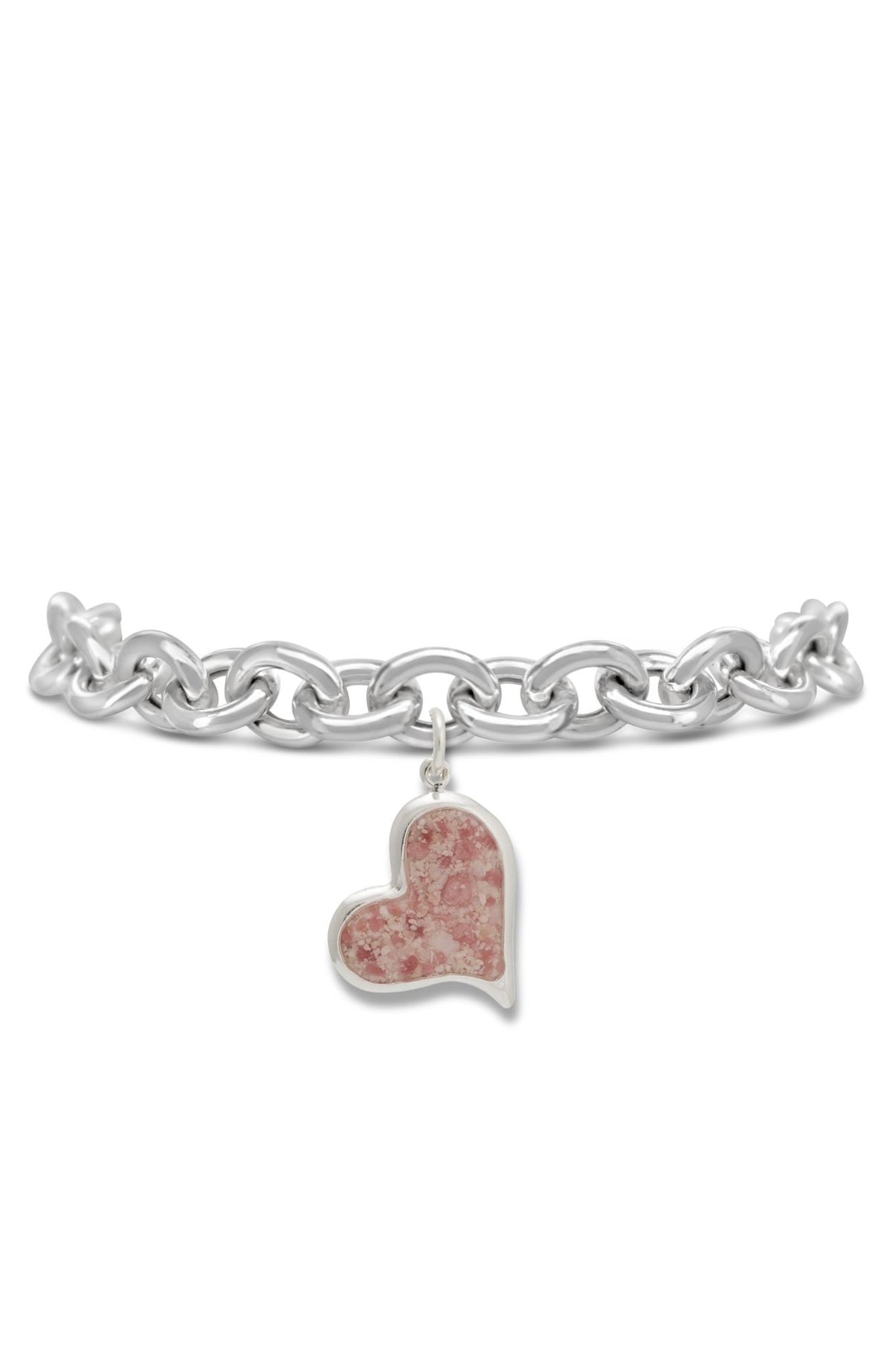 Splash ~ Heart (Squiffy) Chunky Chain Bracelet
